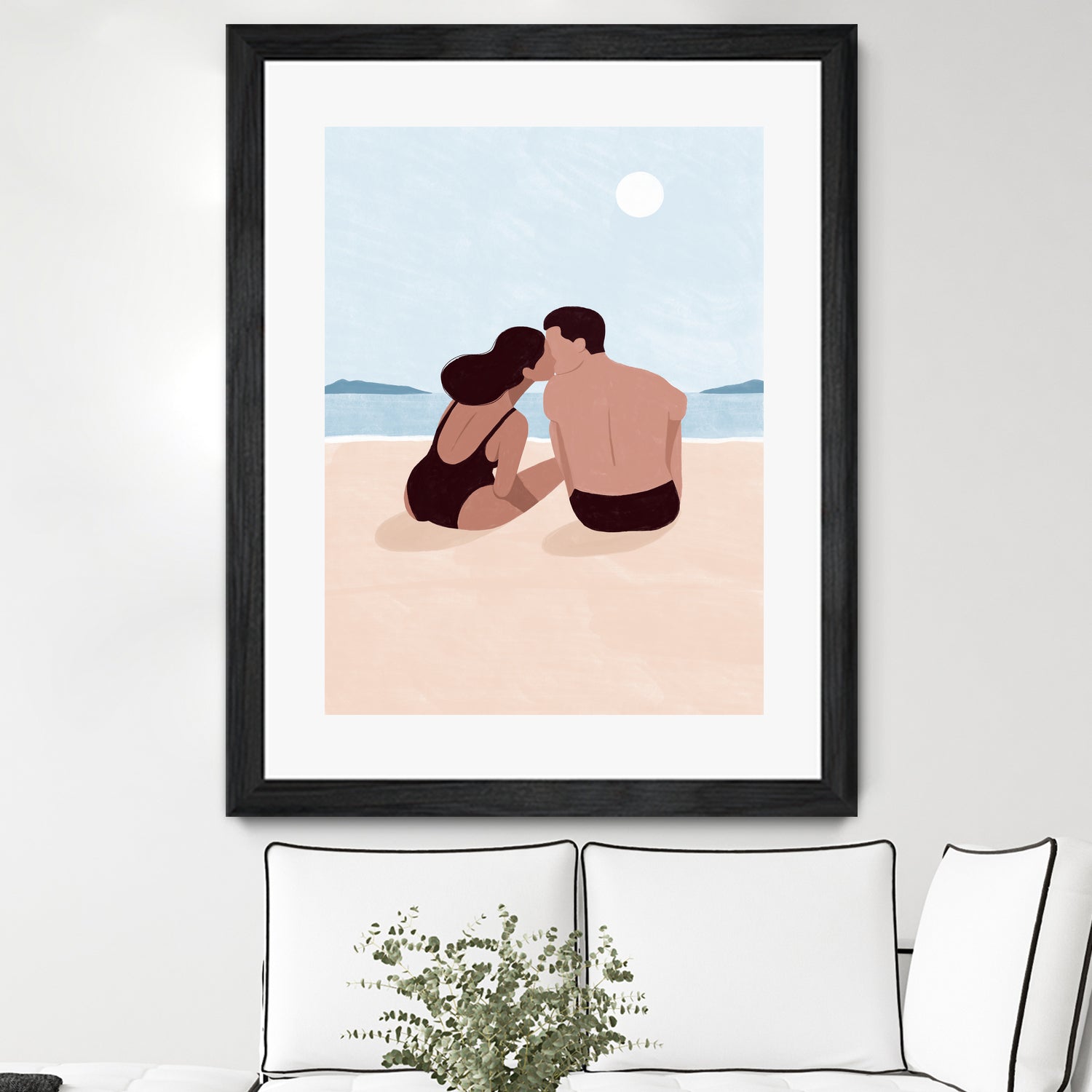 First Kiss by Maja on GIANT ART - illustration love