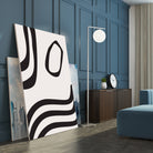 Black Curves by Sally Ann Moss on GIANT ART - line art abstract