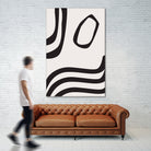 Black Curves by Sally Ann Moss on GIANT ART - line art abstract