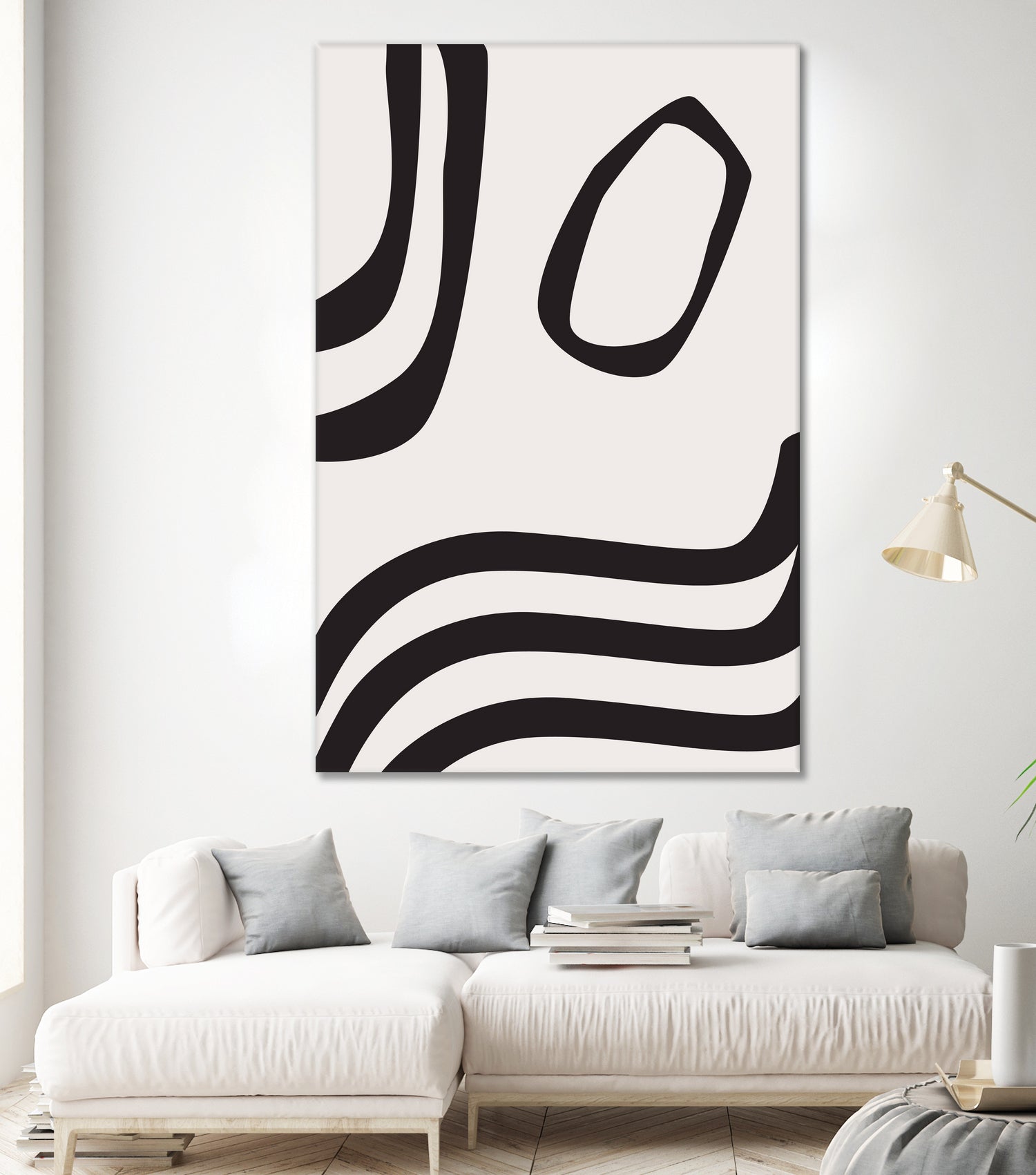 Black Curves by Sally Ann Moss on GIANT ART - line art abstract