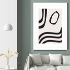 Black Curves by Sally Ann Moss on GIANT ART - line art abstract