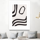 Black Curves by Sally Ann Moss on GIANT ART - line art abstract
