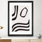 Black Curves by Sally Ann Moss on GIANT ART - line art abstract