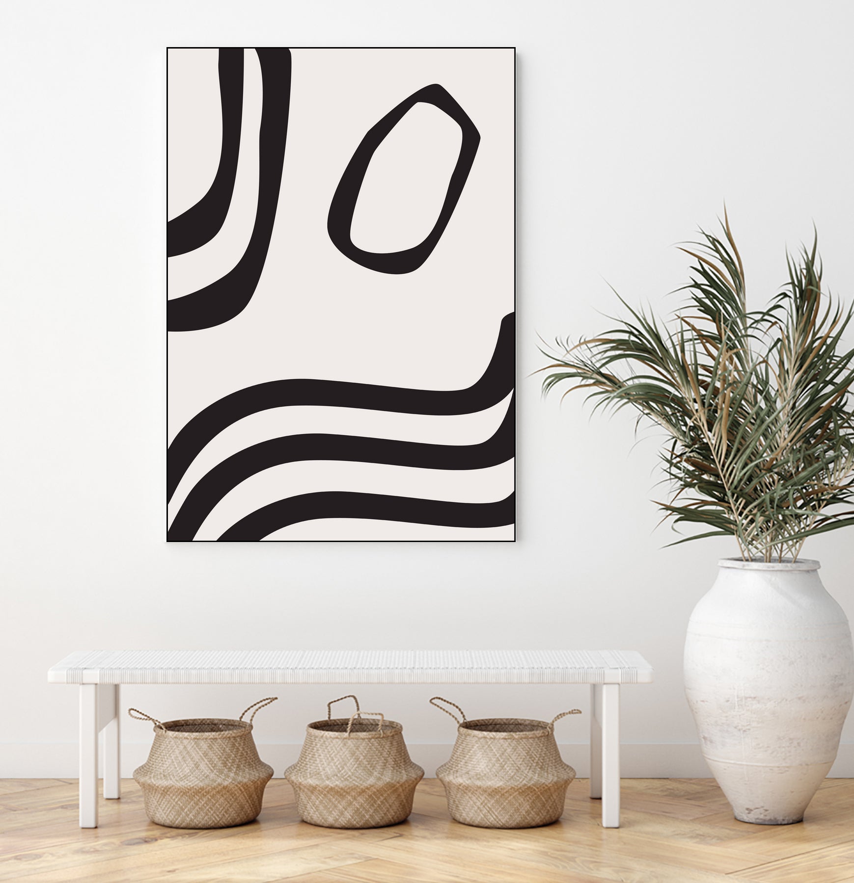 Black Curves by Sally Ann Moss on GIANT ART - line art abstract