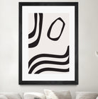 Black Curves by Sally Ann Moss on GIANT ART - line art abstract