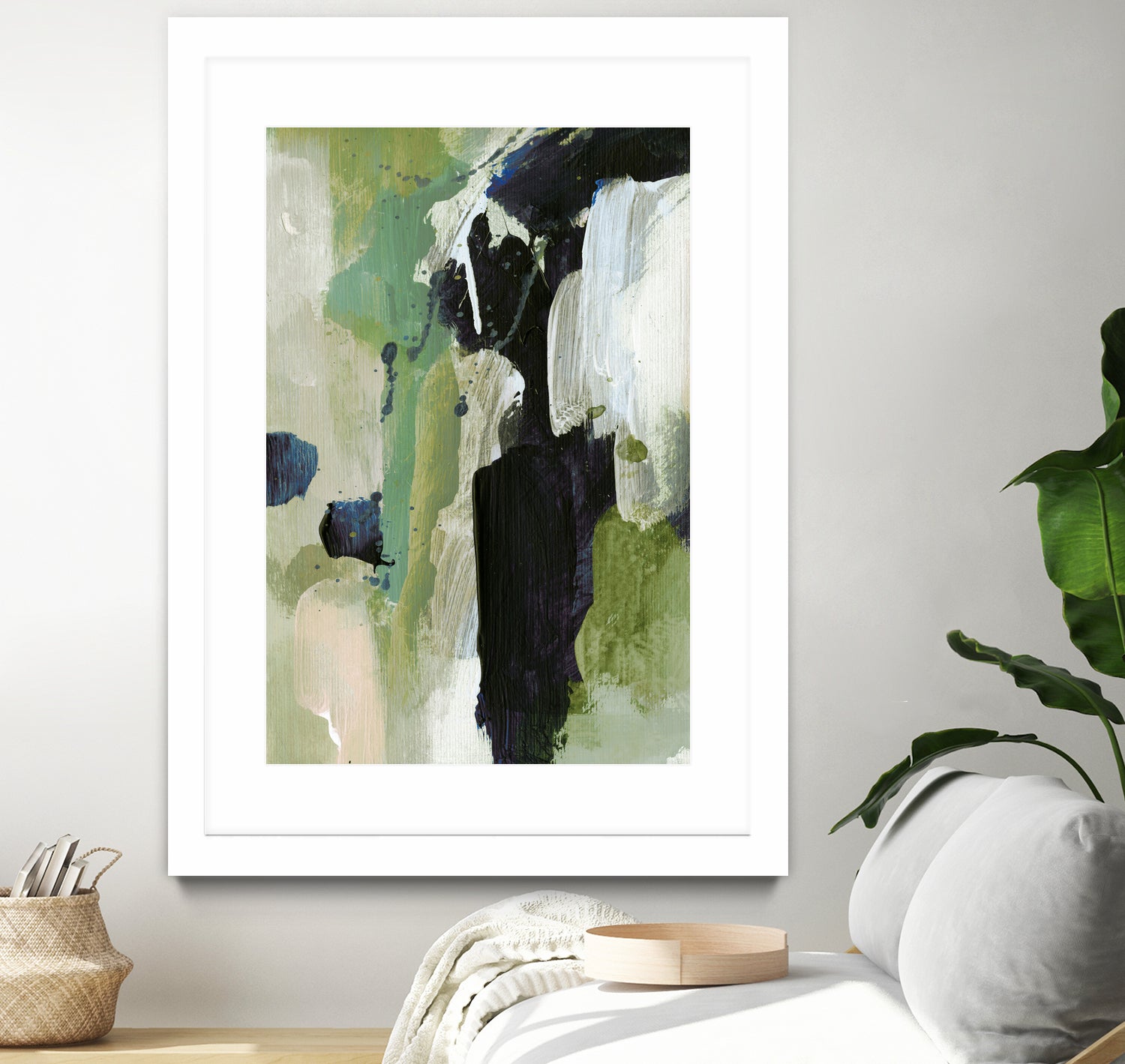 Waterfall by Dan on GIANT ART - abstract green