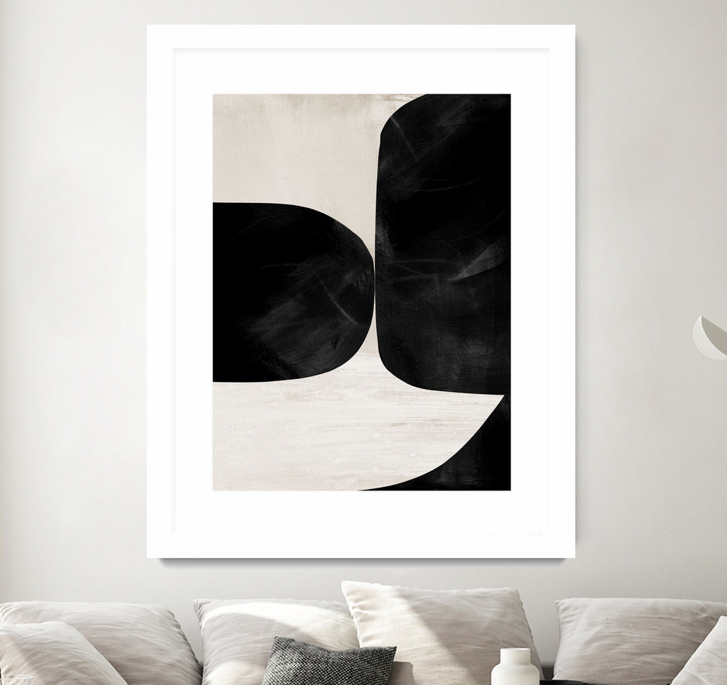 Night No2 by Dan on GIANT ART - abstract bw