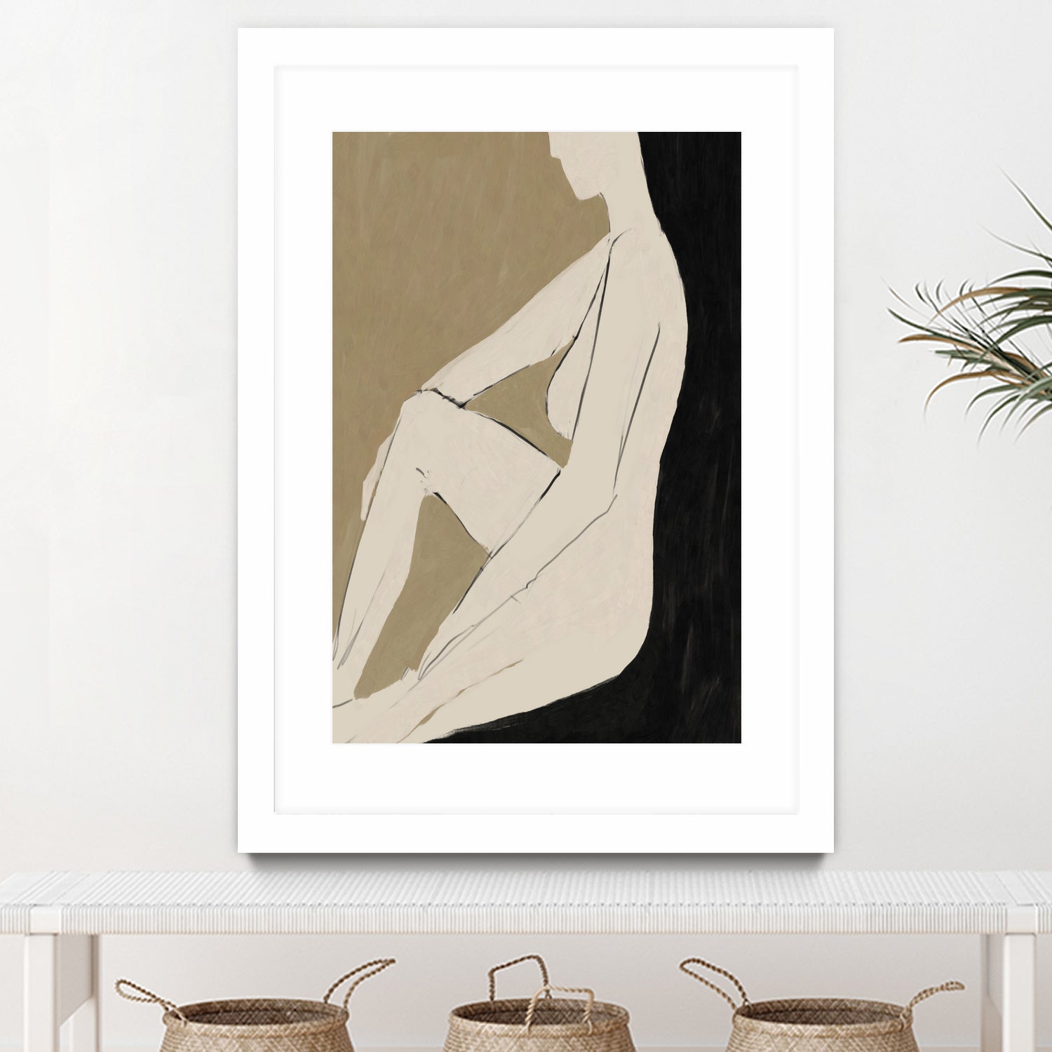 Chill by Dan on GIANT ART - abstract woman