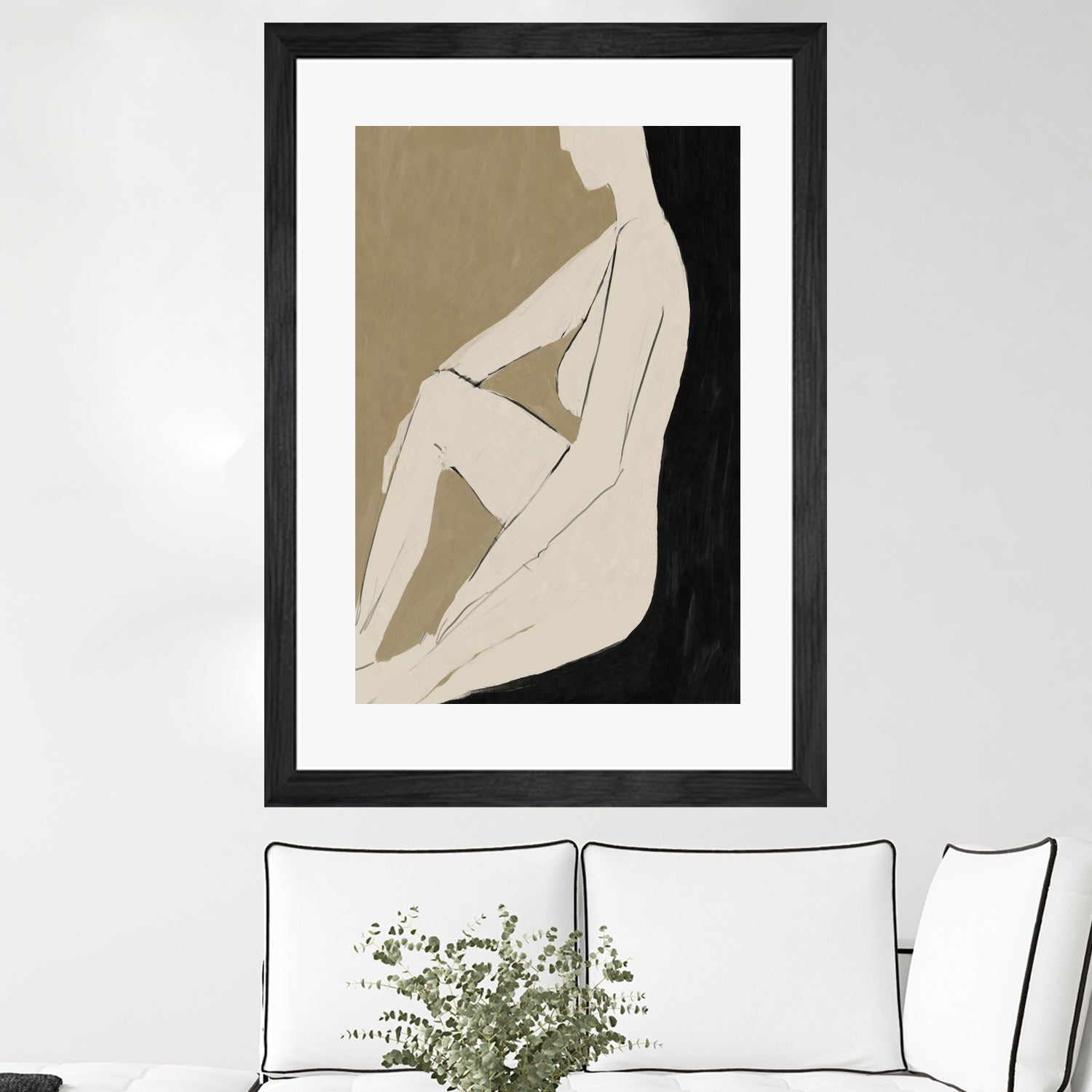 Chill by Dan on GIANT ART - abstract woman