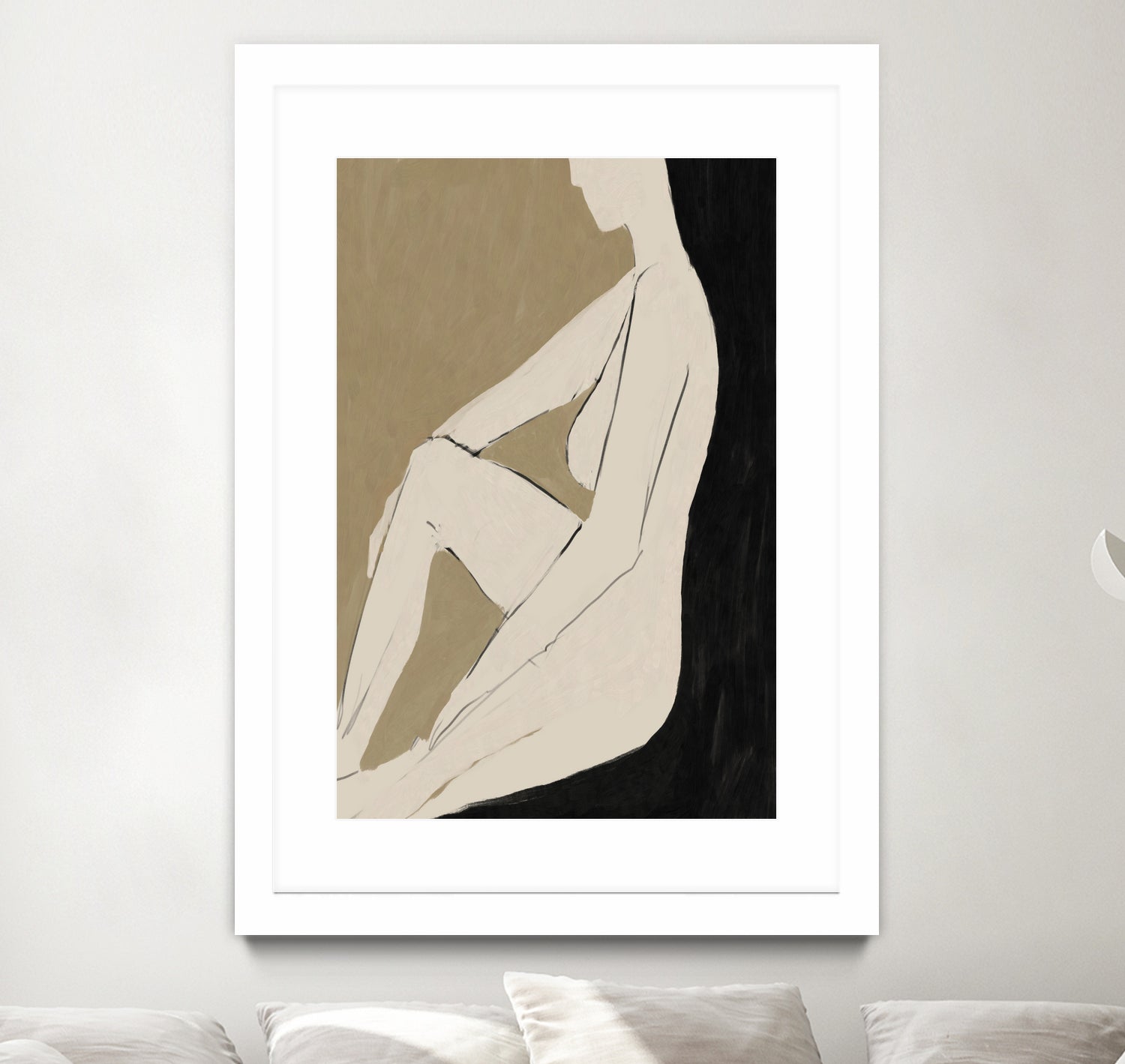 Chill by Dan on GIANT ART - abstract woman