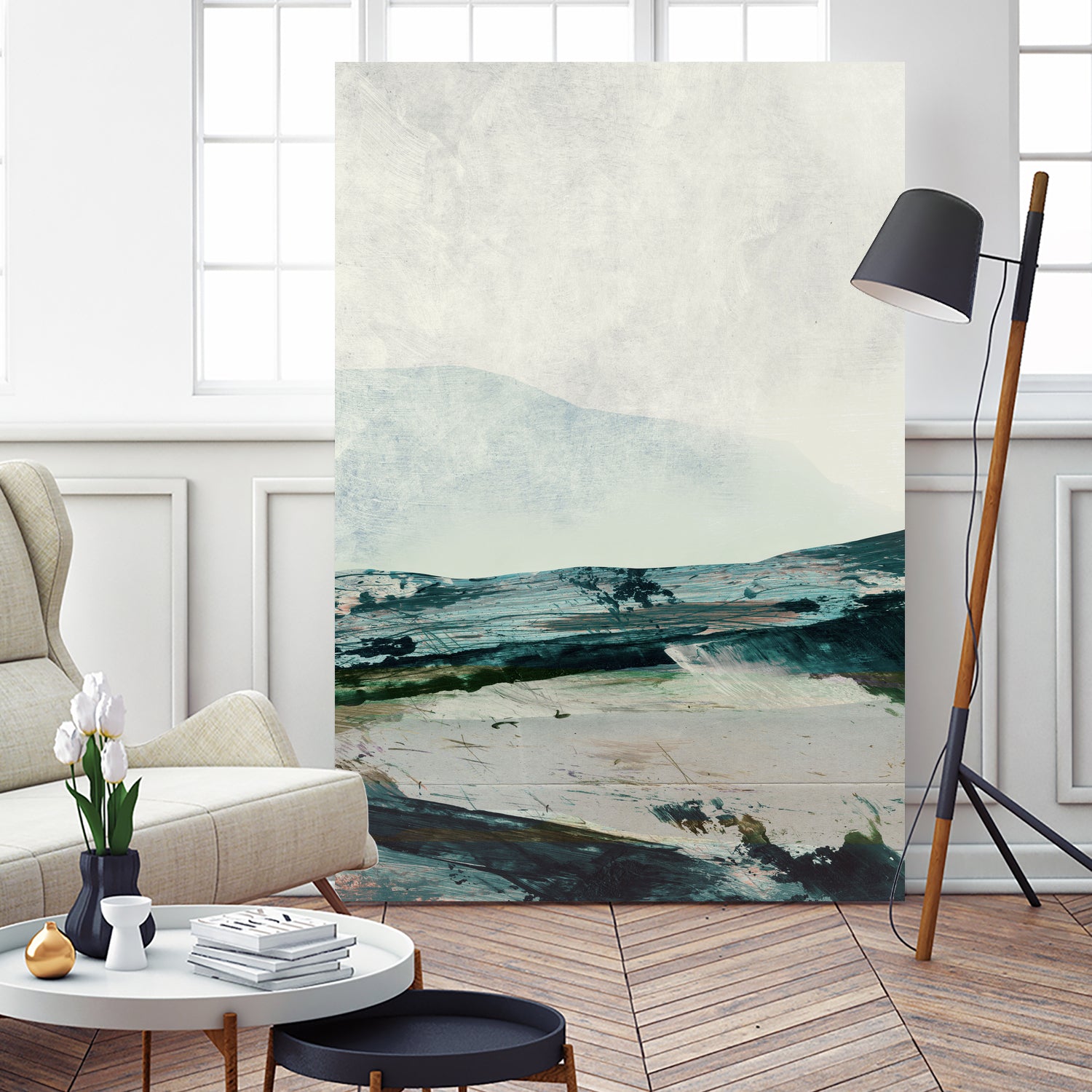 Mountains by Dan hobday on GIANT ART - abstract