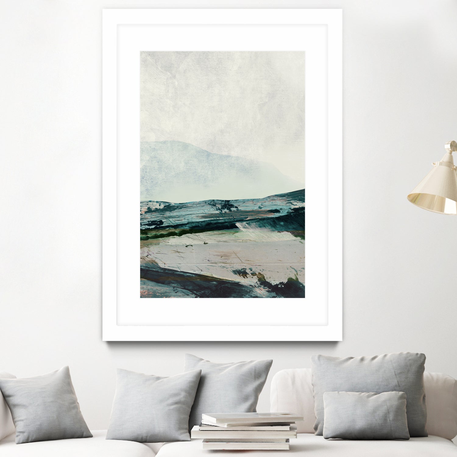 Mountains by Dan hobday on GIANT ART - abstract