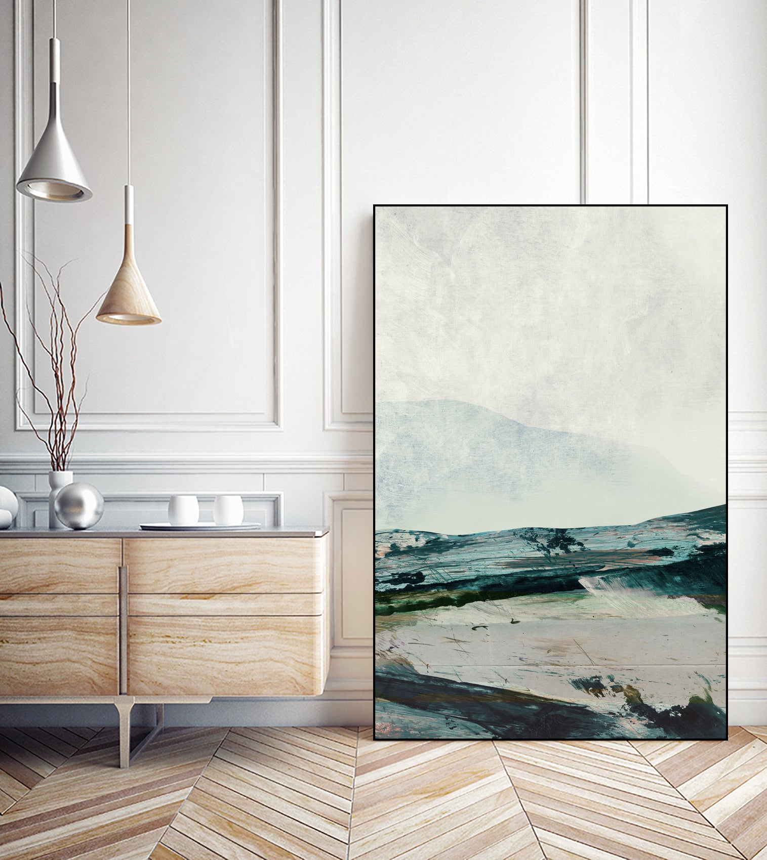 Mountains by Dan hobday on GIANT ART - abstract