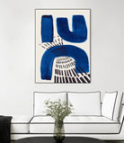 Blue Magnet by Ejaaz on GIANT ART - abstract blue