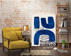 Blue Magnet by Ejaaz on GIANT ART - abstract blue
