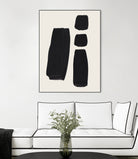 Thunder Three by Ejaaz Haniff on GIANT ART - black abstract black