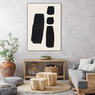 Thunder Three by Ejaaz Haniff on GIANT ART - black abstract black