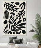 Henri Matisse Black Algae Collection #3 by jay on GIANT ART - illustration bw