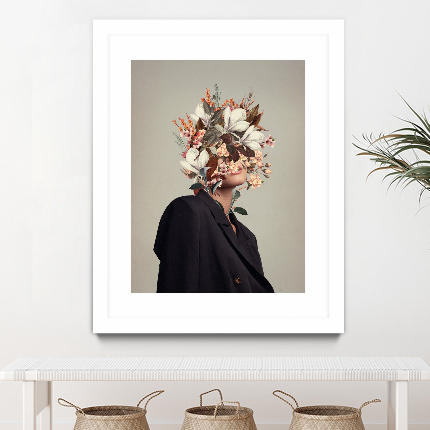 Infinite Moments Infinite Autumns by Frank Moth on GIANT ART - figurative  art,portrait,woman,feminine,elegant,autumn,lotus,roses,equinox,flowers,botanical,petal,petals,flower,flora,flowers and plants,botanicals,person,figurative,people,elegancy,grace,graceful,fall,lotuses,lotus flower,lotus flowers,plant,plants,leaf,leafs,spa,zen,mindfulness,surreal,creative edit,surrealism,surrealistic,composite,montage,surrealist,creative portrait