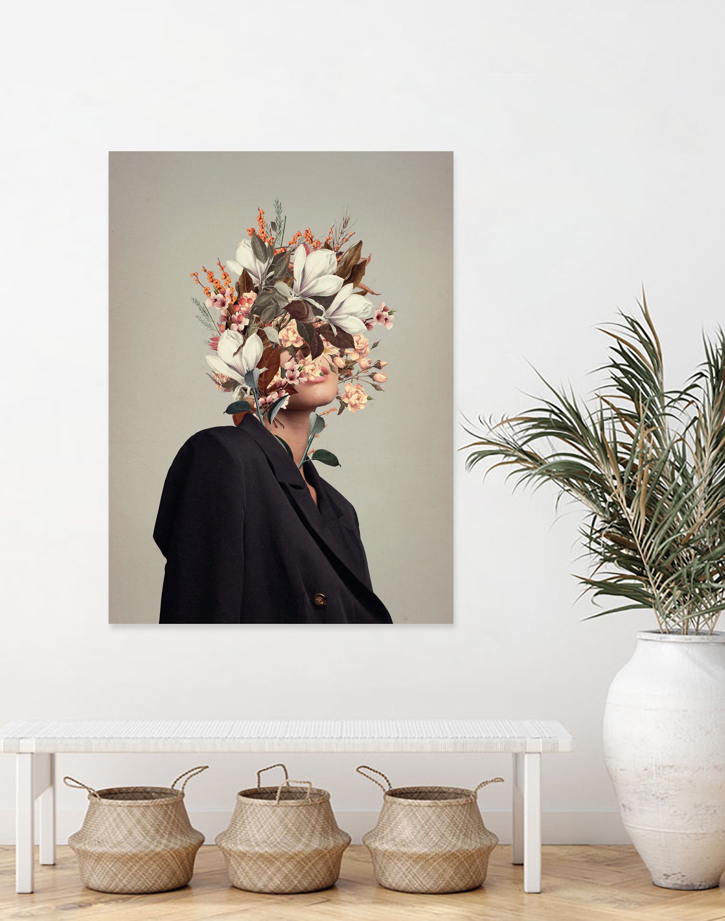 Infinite Moments Infinite Autumns by Frank Moth on GIANT ART - figurative  art,portrait,woman,feminine,elegant,autumn,lotus,roses,equinox,flowers,botanical,petal,petals,flower,flora,flowers and plants,botanicals,person,figurative,people,elegancy,grace,graceful,fall,lotuses,lotus flower,lotus flowers,plant,plants,leaf,leafs,spa,zen,mindfulness,surreal,creative edit,surrealism,surrealistic,composite,montage,surrealist,creative portrait