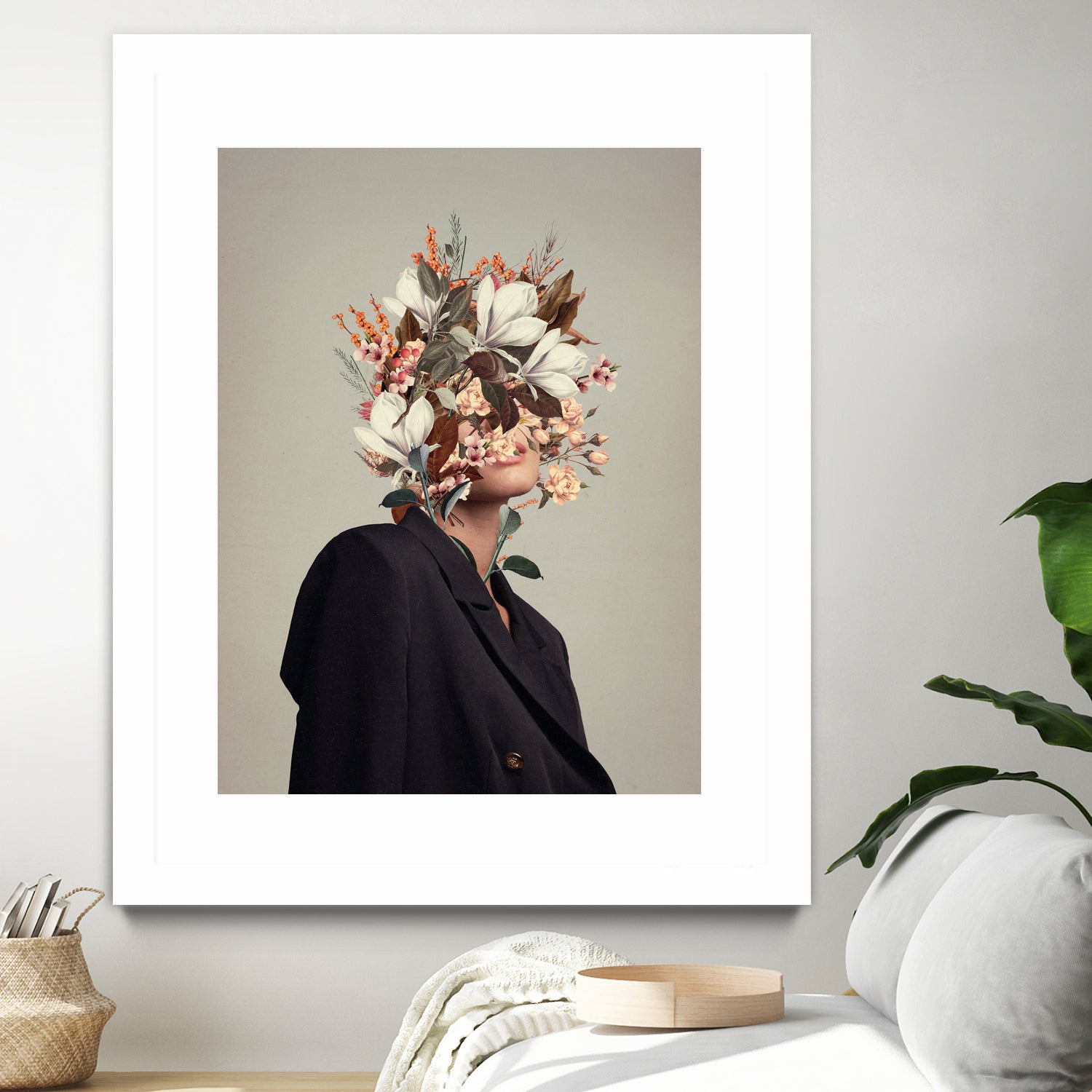 Infinite Moments Infinite Autumns by Frank Moth on GIANT ART - figurative  art,portrait,woman,feminine,elegant,autumn,lotus,roses,equinox,flowers,botanical,petal,petals,flower,flora,flowers and plants,botanicals,person,figurative,people,elegancy,grace,graceful,fall,lotuses,lotus flower,lotus flowers,plant,plants,leaf,leafs,spa,zen,mindfulness,surreal,creative edit,surrealism,surrealistic,composite,montage,surrealist,creative portrait