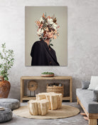 Infinite Moments Infinite Autumns by Frank Moth on GIANT ART - figurative  art,portrait,woman,feminine,elegant,autumn,lotus,roses,equinox,flowers,botanical,petal,petals,flower,flora,flowers and plants,botanicals,person,figurative,people,elegancy,grace,graceful,fall,lotuses,lotus flower,lotus flowers,plant,plants,leaf,leafs,spa,zen,mindfulness,surreal,creative edit,surrealism,surrealistic,composite,montage,surrealist,creative portrait