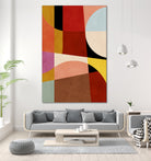Warm Colors Bauhaus Geometry2 by Ana Rut Bre on GIANT ART - abstract abstract