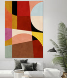 Warm Colors Bauhaus Geometry2 by Ana Rut Bre on GIANT ART - abstract abstract