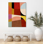 Warm Colors Bauhaus Geometry2 by Ana Rut Bre on GIANT ART - abstract abstract