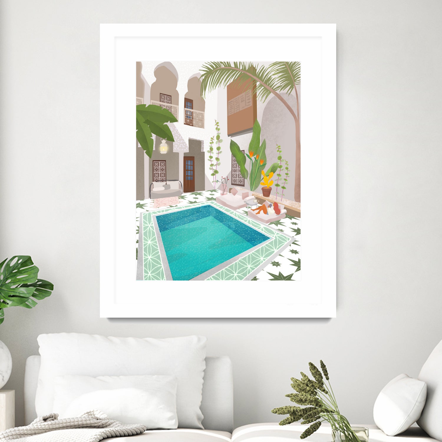 Riad by Petra on GIANT ART - illustration traveler