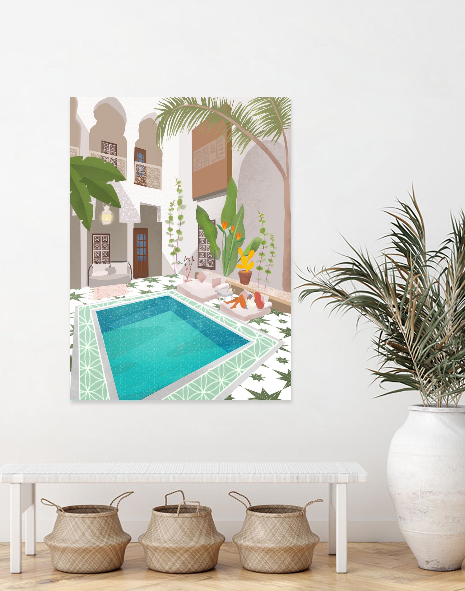 Riad by Petra on GIANT ART - illustration traveler