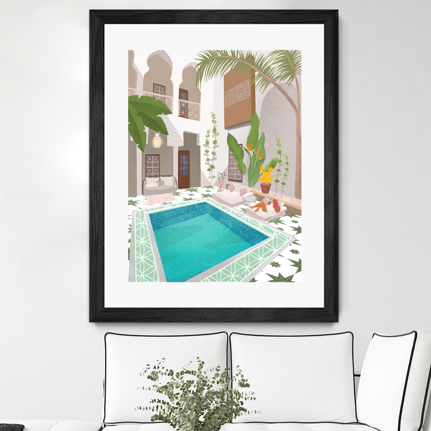 Riad by Petra on GIANT ART - illustration traveler