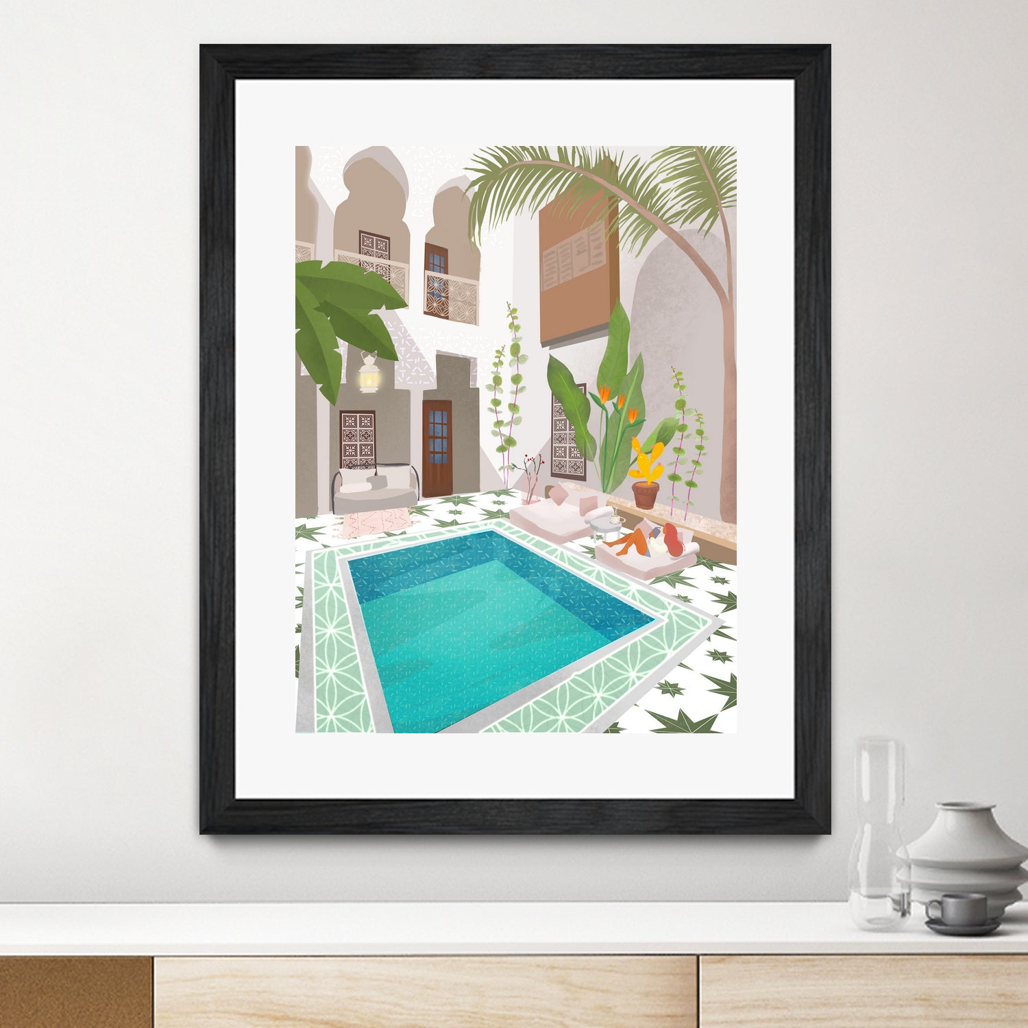 Riad by Petra on GIANT ART - illustration traveler