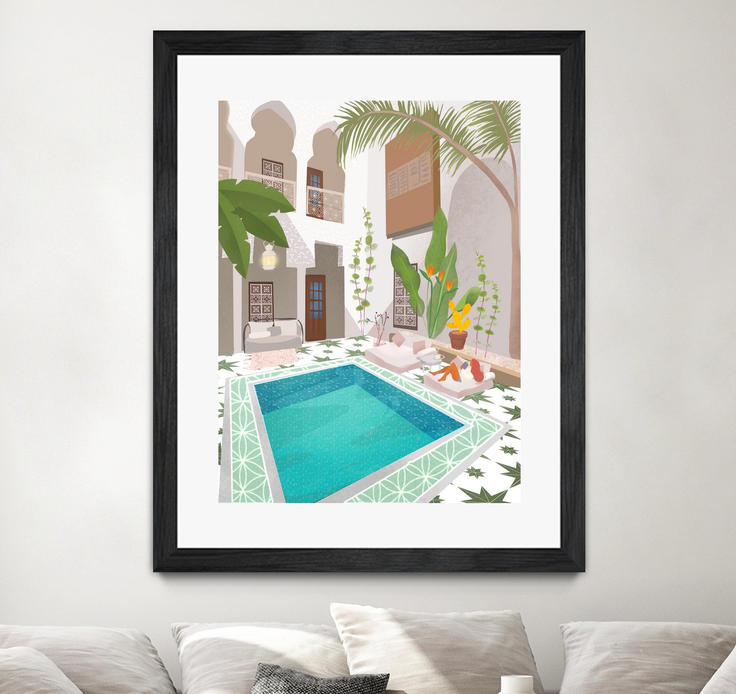 Riad by Petra on GIANT ART - illustration traveler