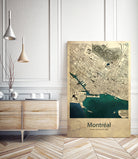 Vintage Map of Montreal by Dionisis Gemos on GIANT ART