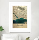 Vintage Map of Montreal by Dionisis Gemos on GIANT ART
