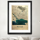 Vintage Map of Montreal by Dionisis Gemos on GIANT ART