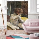 Waiting (ca.1887) by TOULOUSE LAUTREC on GIANT ART - figurative toulouse lautrec