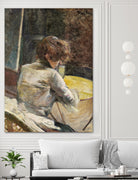 Waiting (ca.1887) by TOULOUSE LAUTREC on GIANT ART - figurative toulouse lautrec