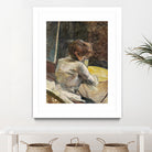 Waiting (ca.1887) by TOULOUSE LAUTREC on GIANT ART - figurative toulouse lautrec