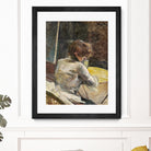 Waiting (ca.1887) by TOULOUSE LAUTREC on GIANT ART - figurative toulouse lautrec