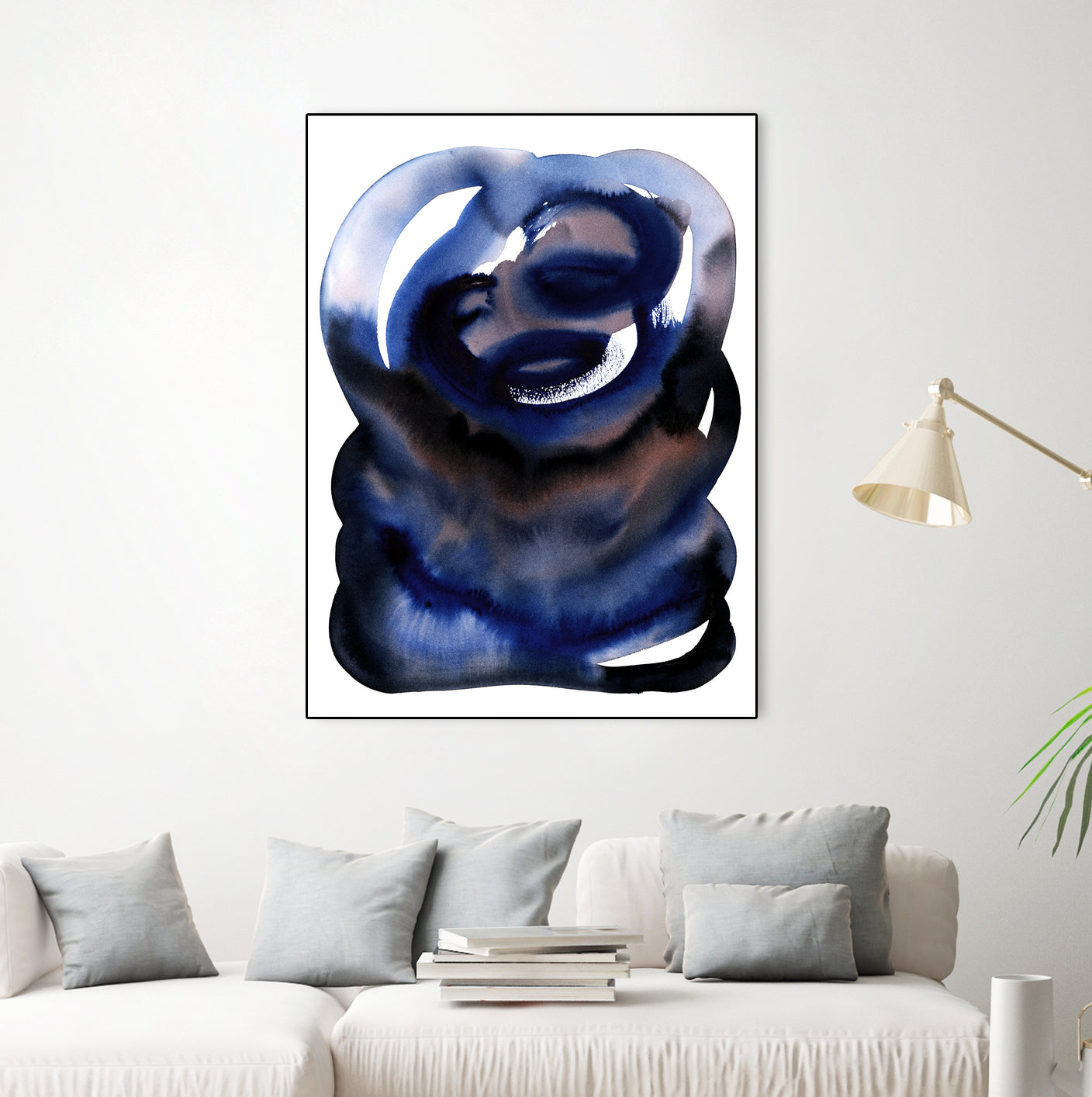 Brln Blue by Djaheda on GIANT ART - abstract abstract