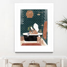 Bathroom Babe by Ivy Green Illustrations on GIANT ART - home illustration home