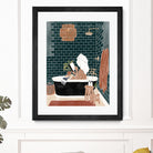 Bathroom Babe by Ivy Green Illustrations on GIANT ART - home illustration home