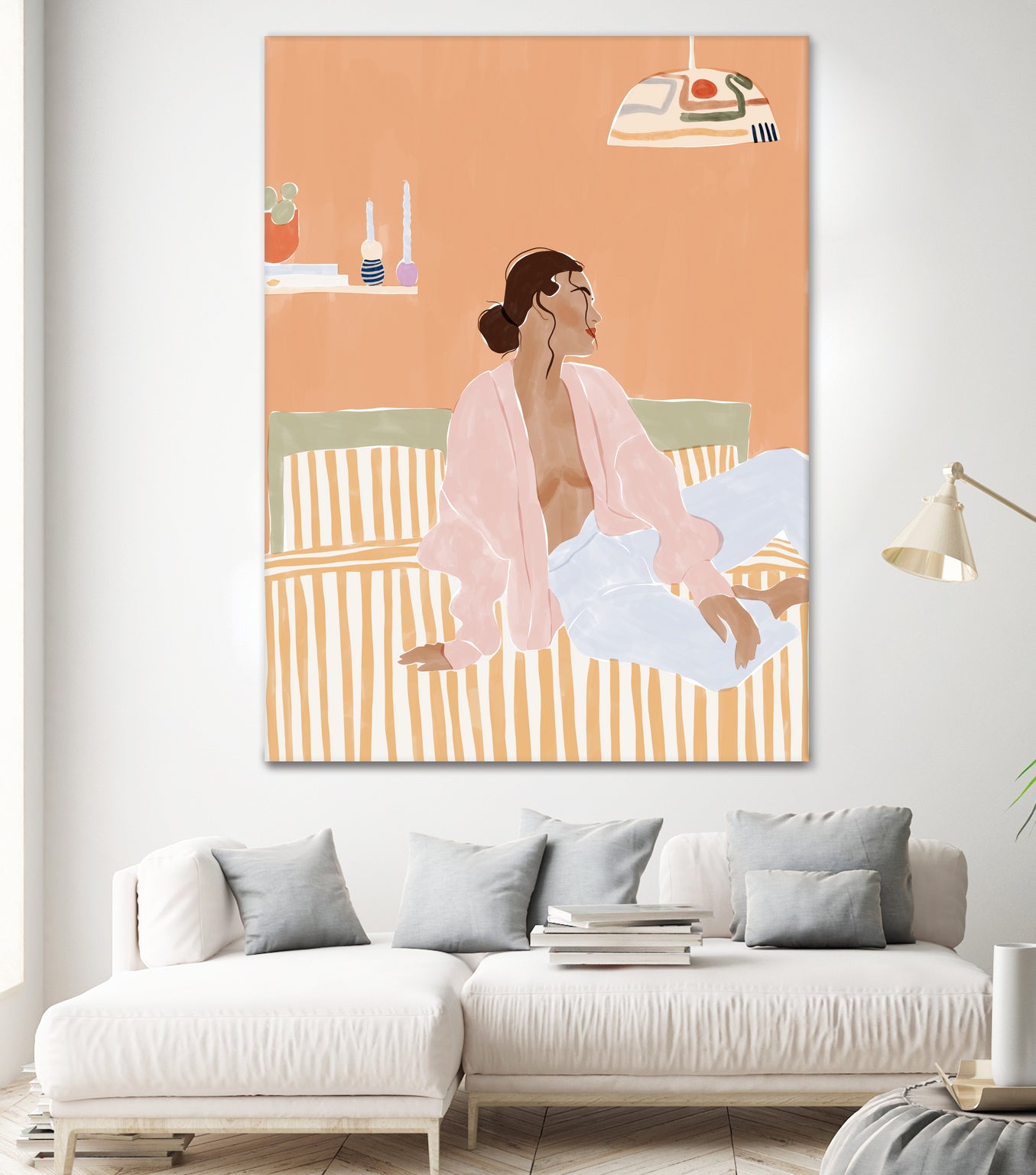 Just Let Me Chill by Ivy on GIANT ART - illustration bed