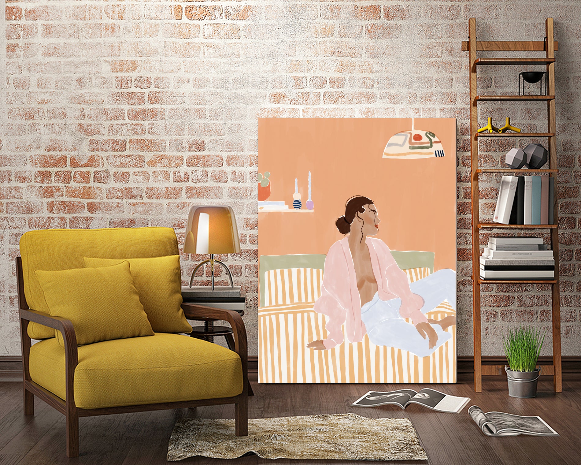 Just Let Me Chill by Ivy on GIANT ART - illustration bed