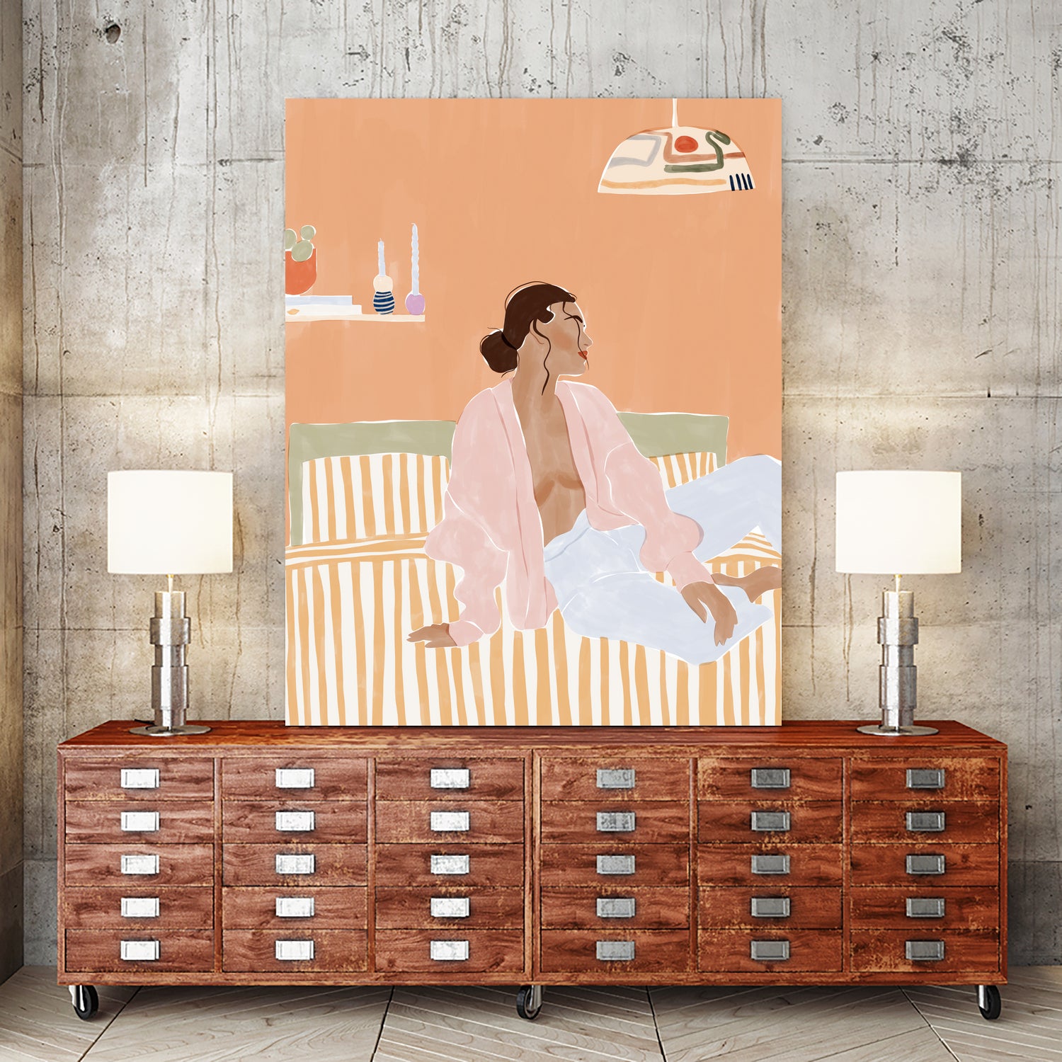 Just Let Me Chill by Ivy on GIANT ART - illustration bed