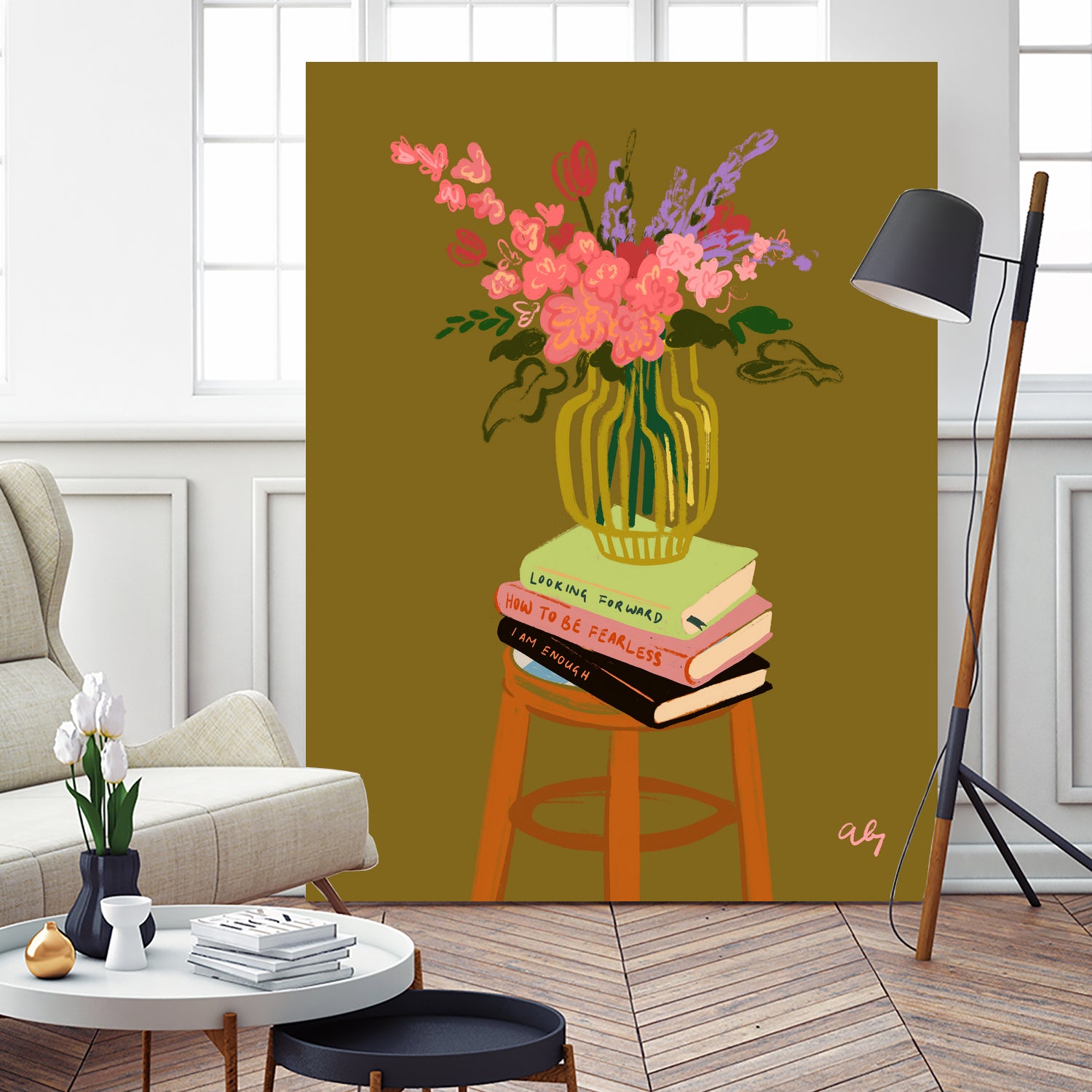 Floral Vase by Arty on GIANT ART - flowers and plants flower