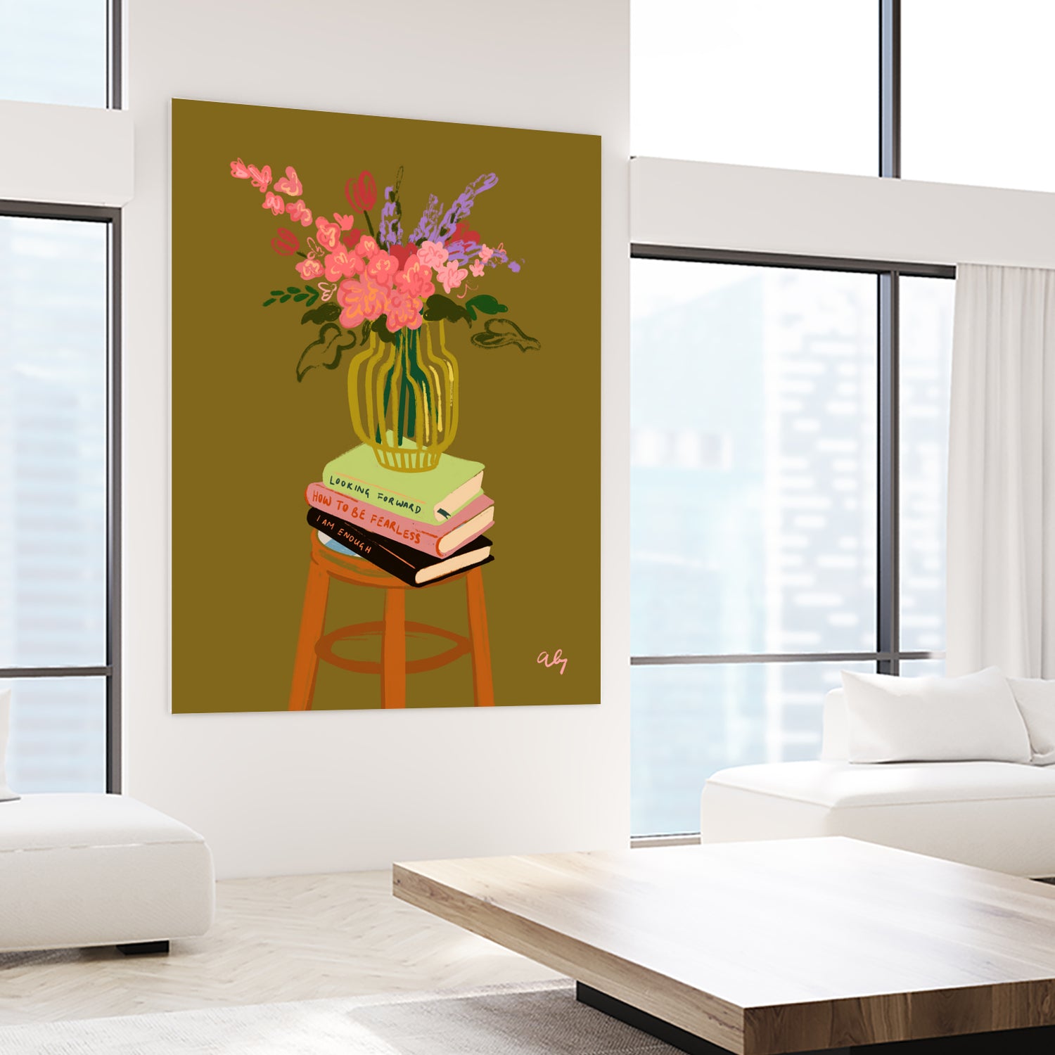 Floral Vase by Arty on GIANT ART - flowers and plants flower