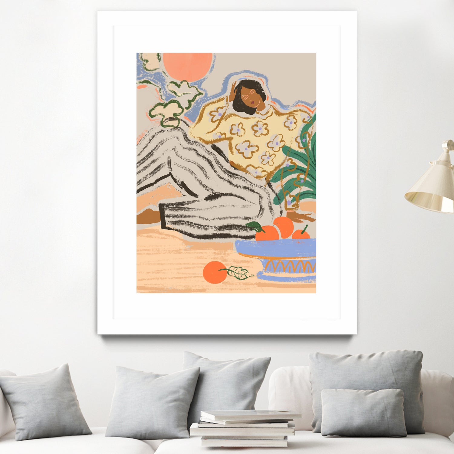 Lazydays by Arty on GIANT ART - orange figurative